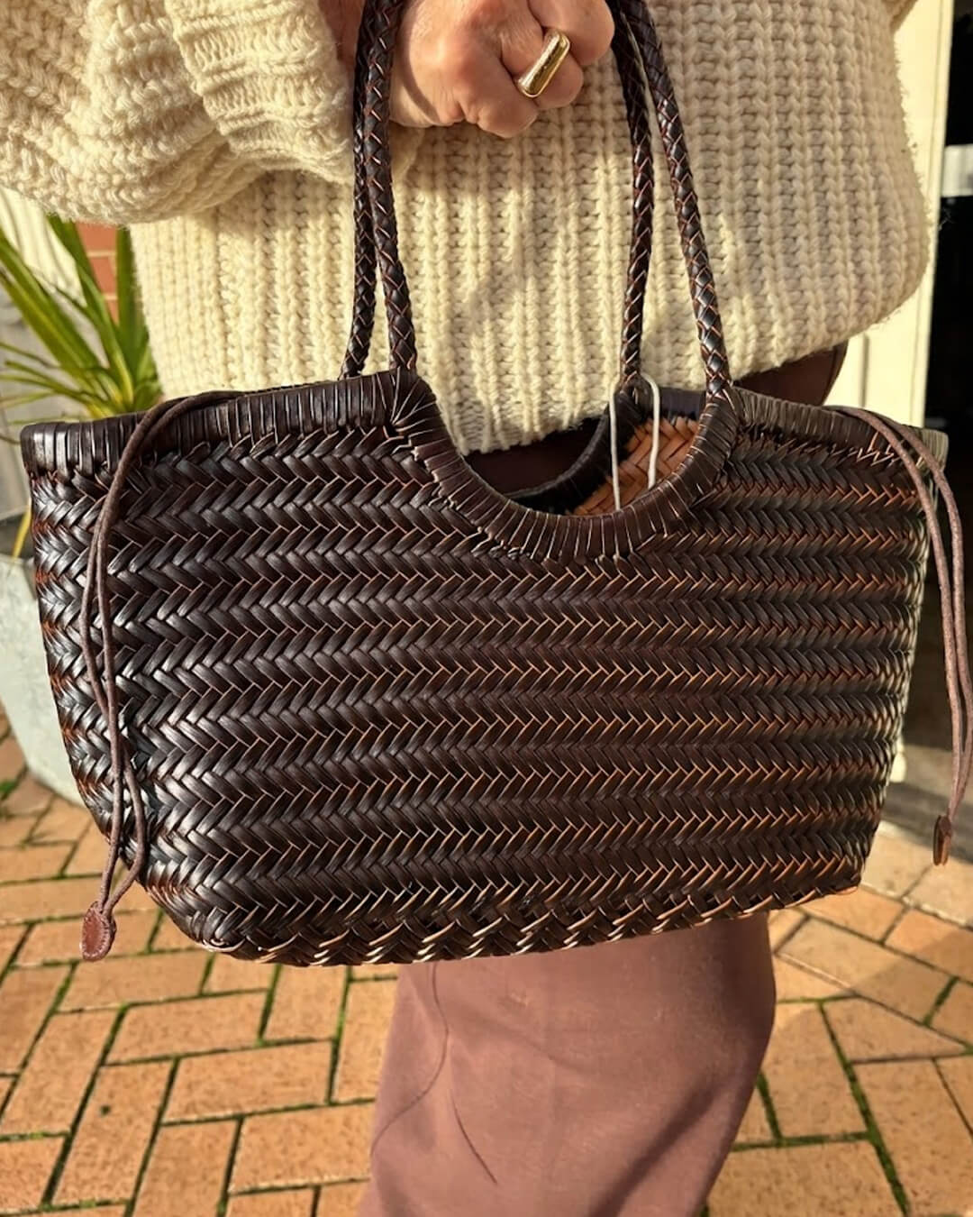 ZEYA - Tatum Handwoven Tote Bag