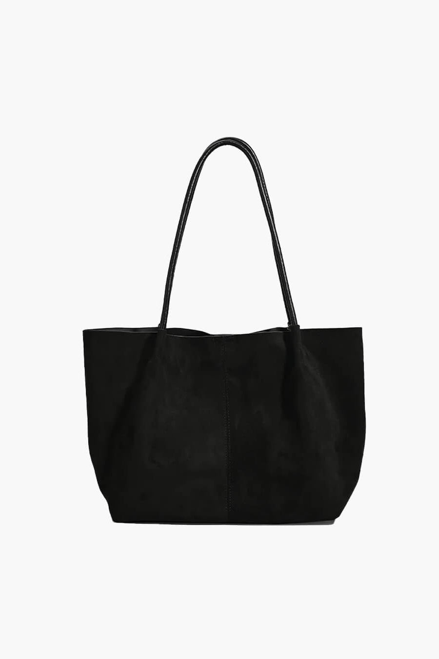 ZEYA - Tessa Suede Tote Bag with Pouch