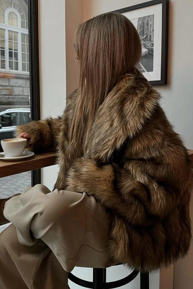 ZEYA - Vivian Oversized Faux Fur Coat