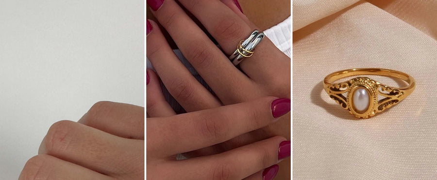 The September Ring Stack: Mixing Metals for Autumn