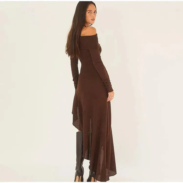 Elena Ruffle Maxi Dress