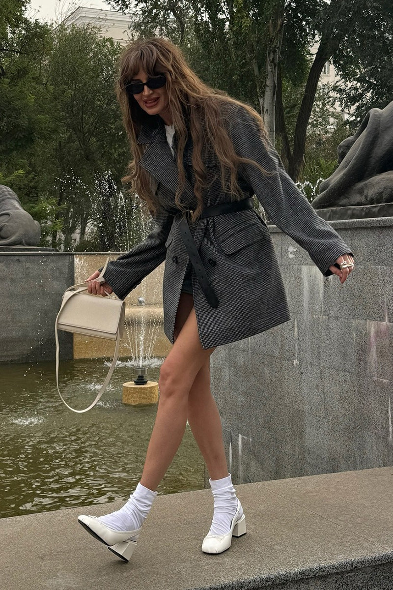 Amy Structured Tweed Coat