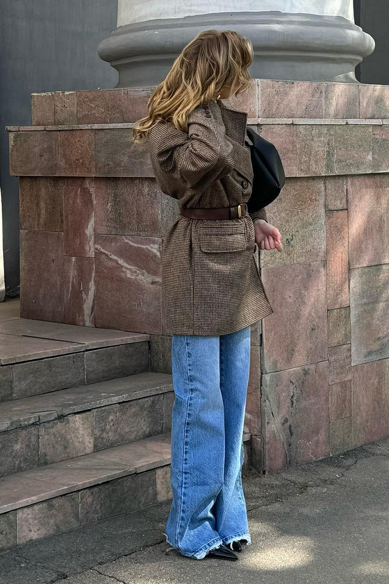 Amy Structured Tweed Coat