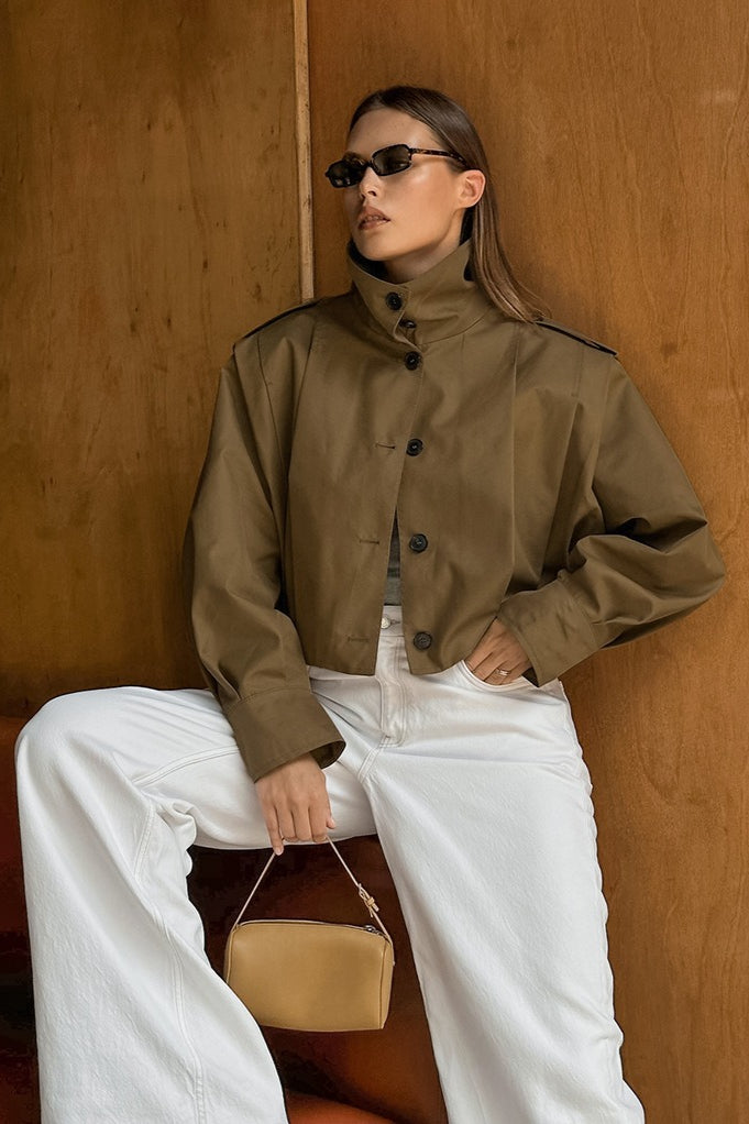 Anna Cropped Utility Jacket