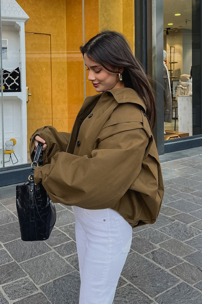 Anna Cropped Utility Jacket