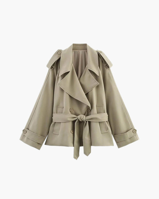 Fabienne Oversized Belted Trench Coat