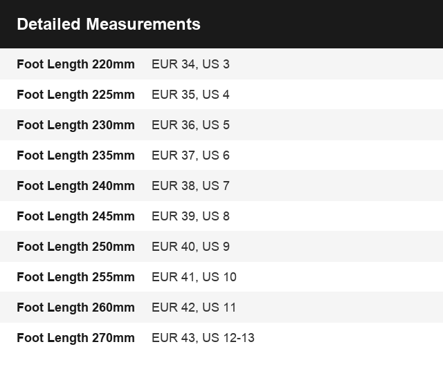 Size Guide