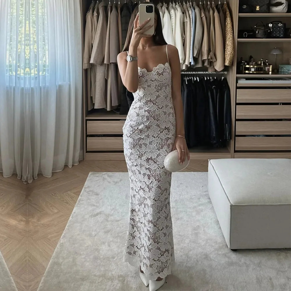 Maria Lace Sling Dress
