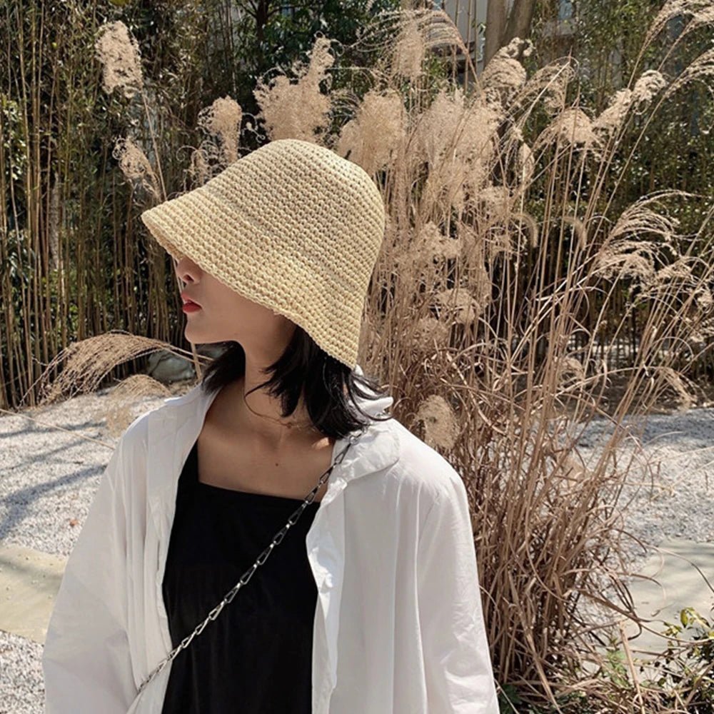 Monique Wide-Brim Bucket Hat