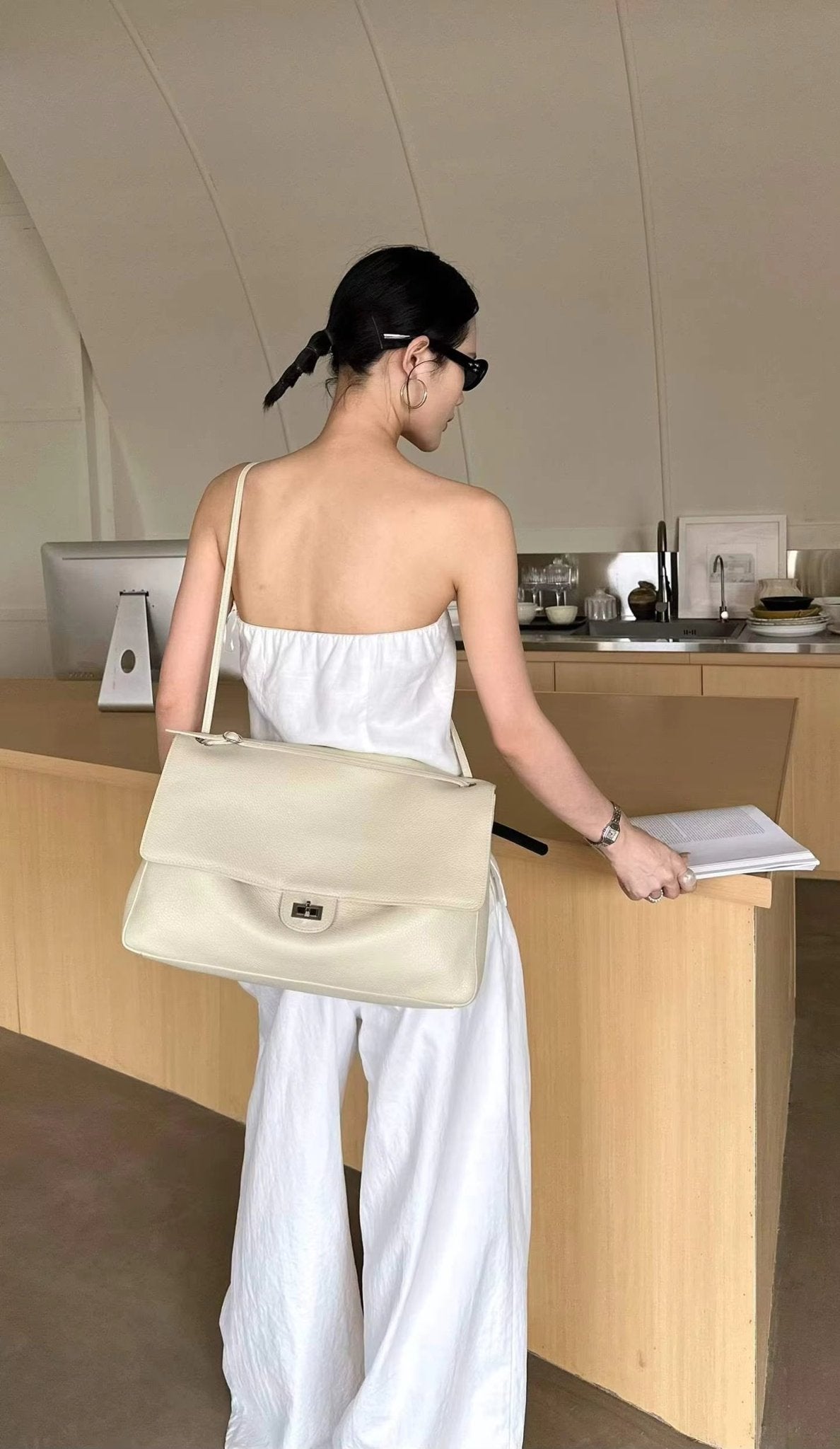 Eva Chevron Crossbody Bag