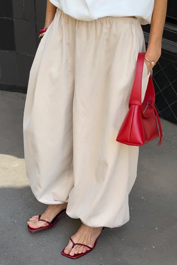 Fenella Elastic Waist Baggy Pants