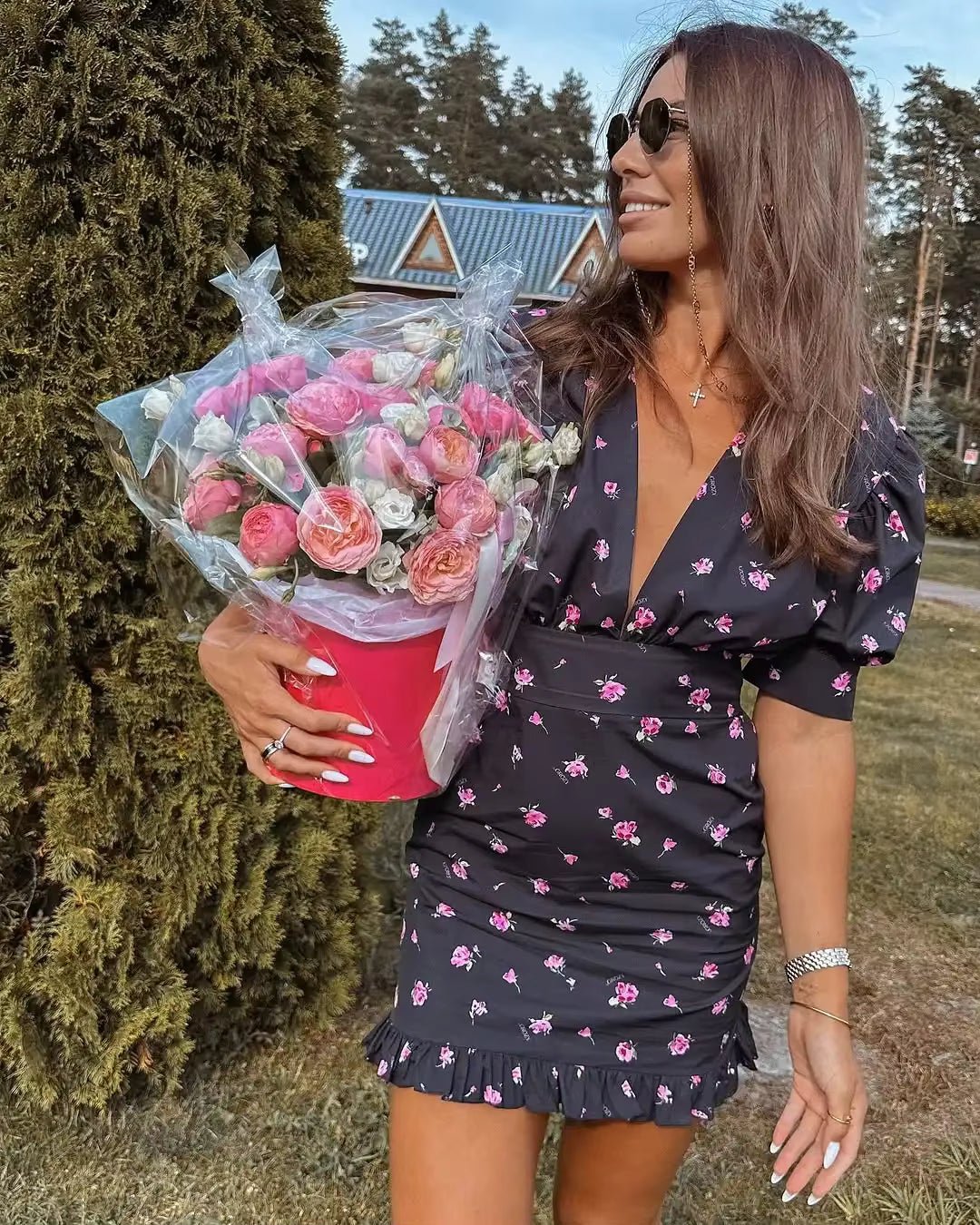 Natasha Floral Mini Dress