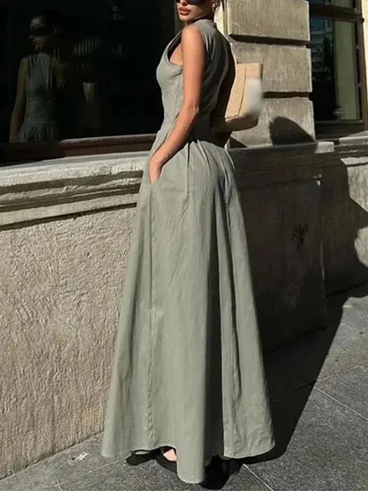 Celia Sleeveless Midi Dress