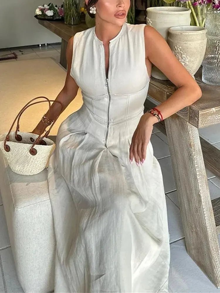 Celia Sleeveless Midi Dress