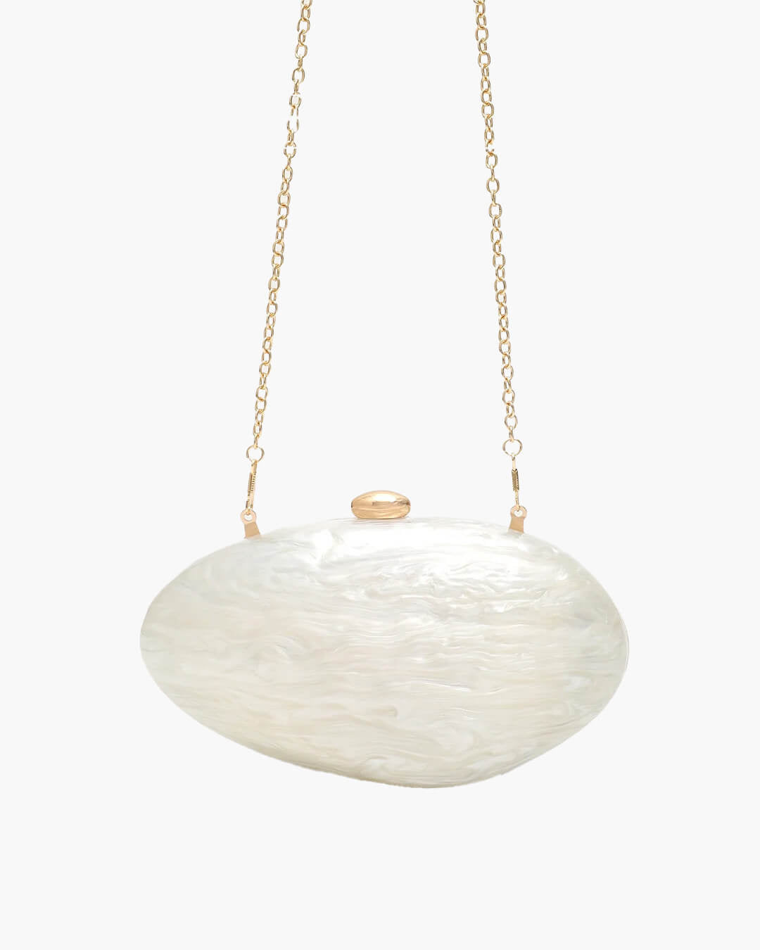 Sophia Shell-Shaped Acrylic Clutch
