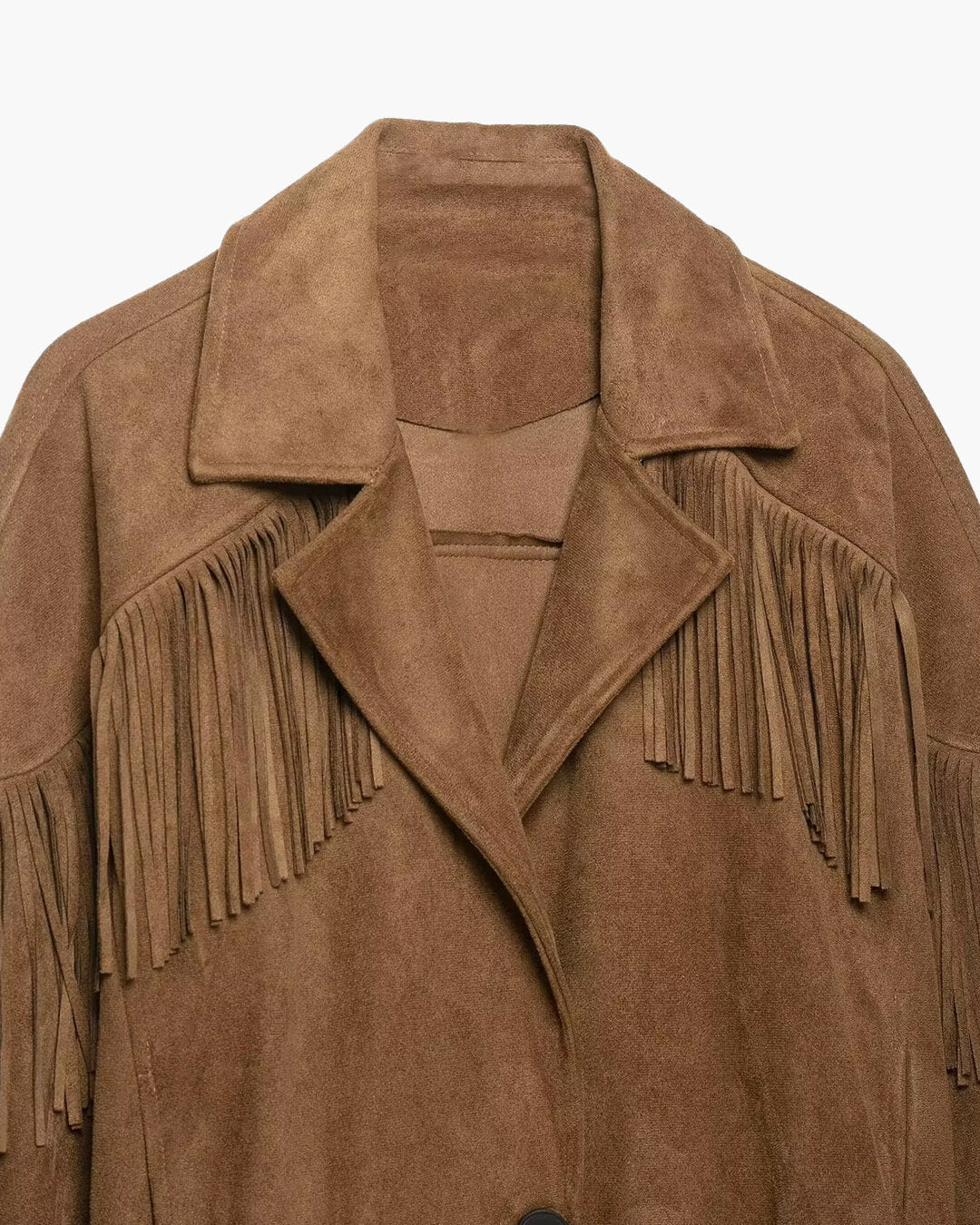 Julie Faux Suede Fringe Western Jacket