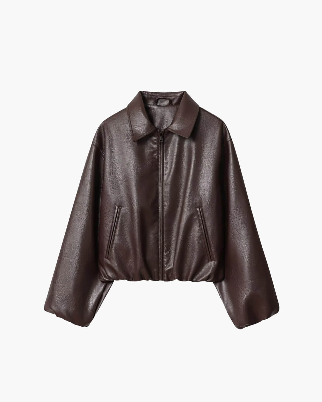 Sienna Faux Leather Bomber Jacket