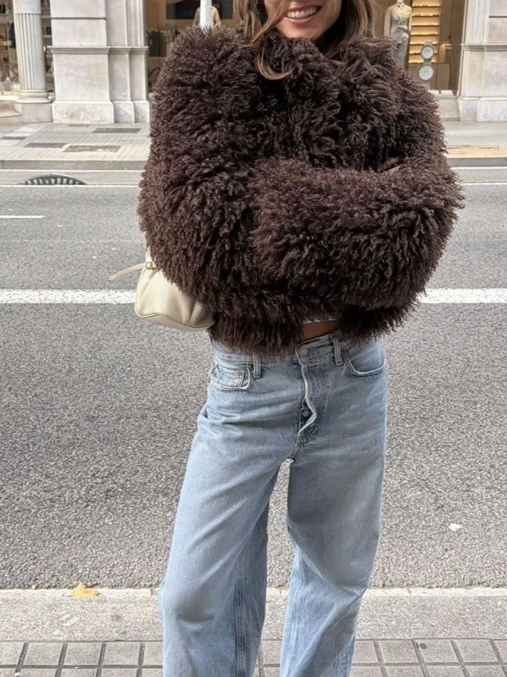 Nadine Short Faux Fur Coat