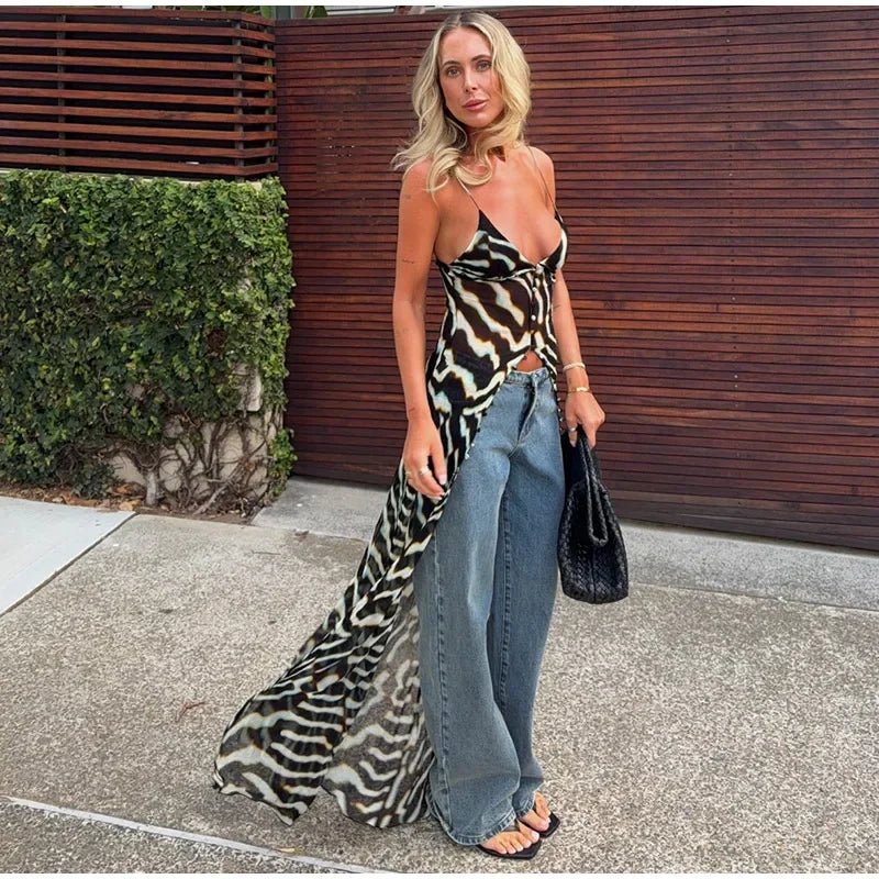 Andrea Zebra Two-Piece Set