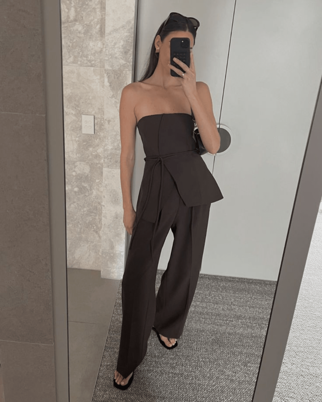 Blair Strapless & Wide Leg Two-Piece Set