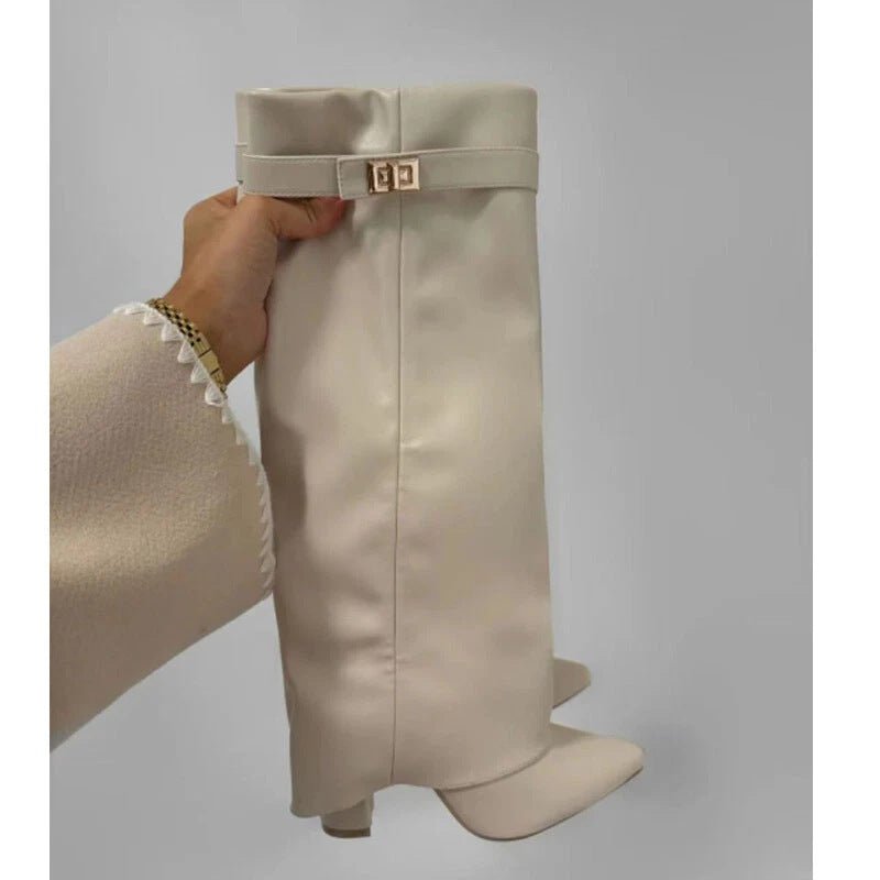 Jasmin Leather Lace-Up Boots