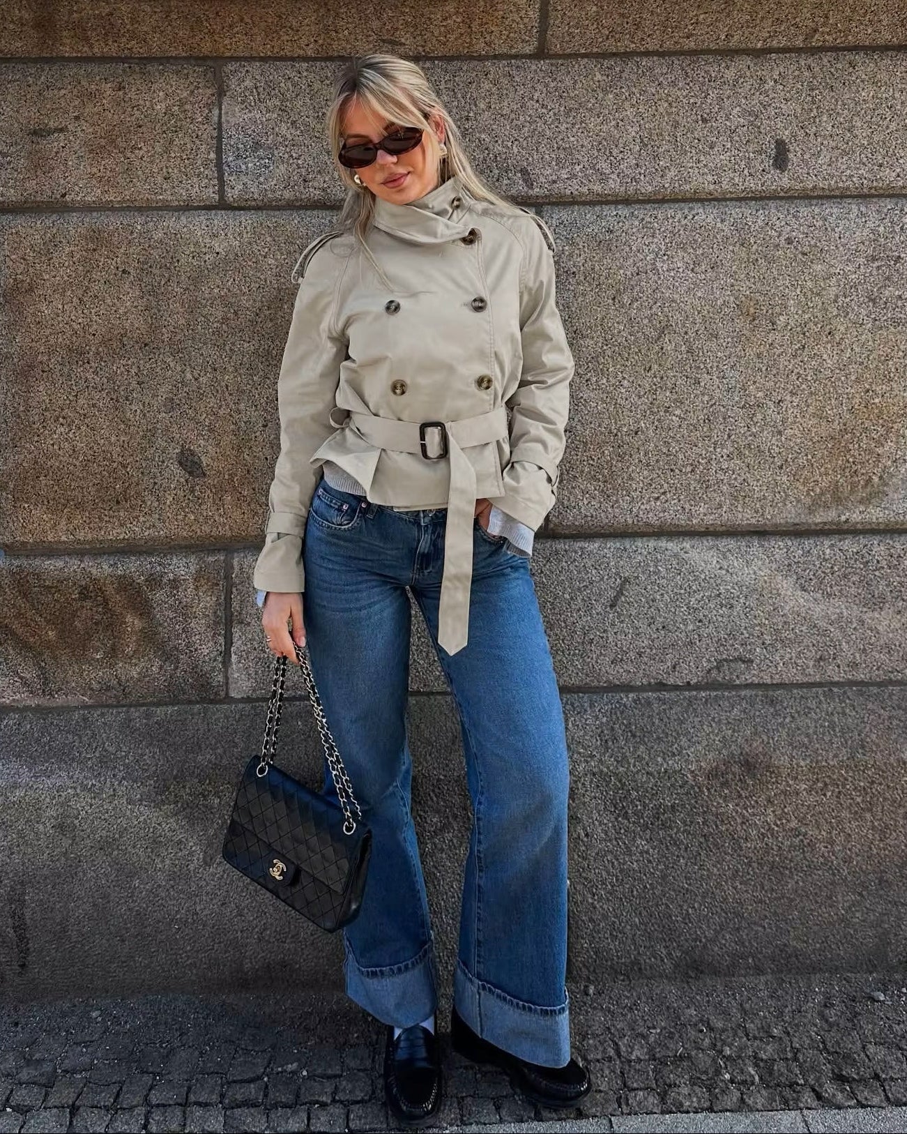 Amelie Belted Trench Coat