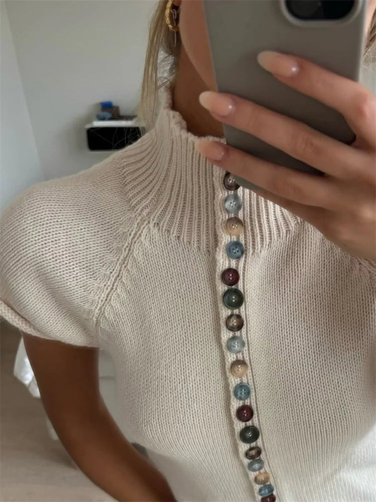 Natalie Ribbed Knit Cardigan