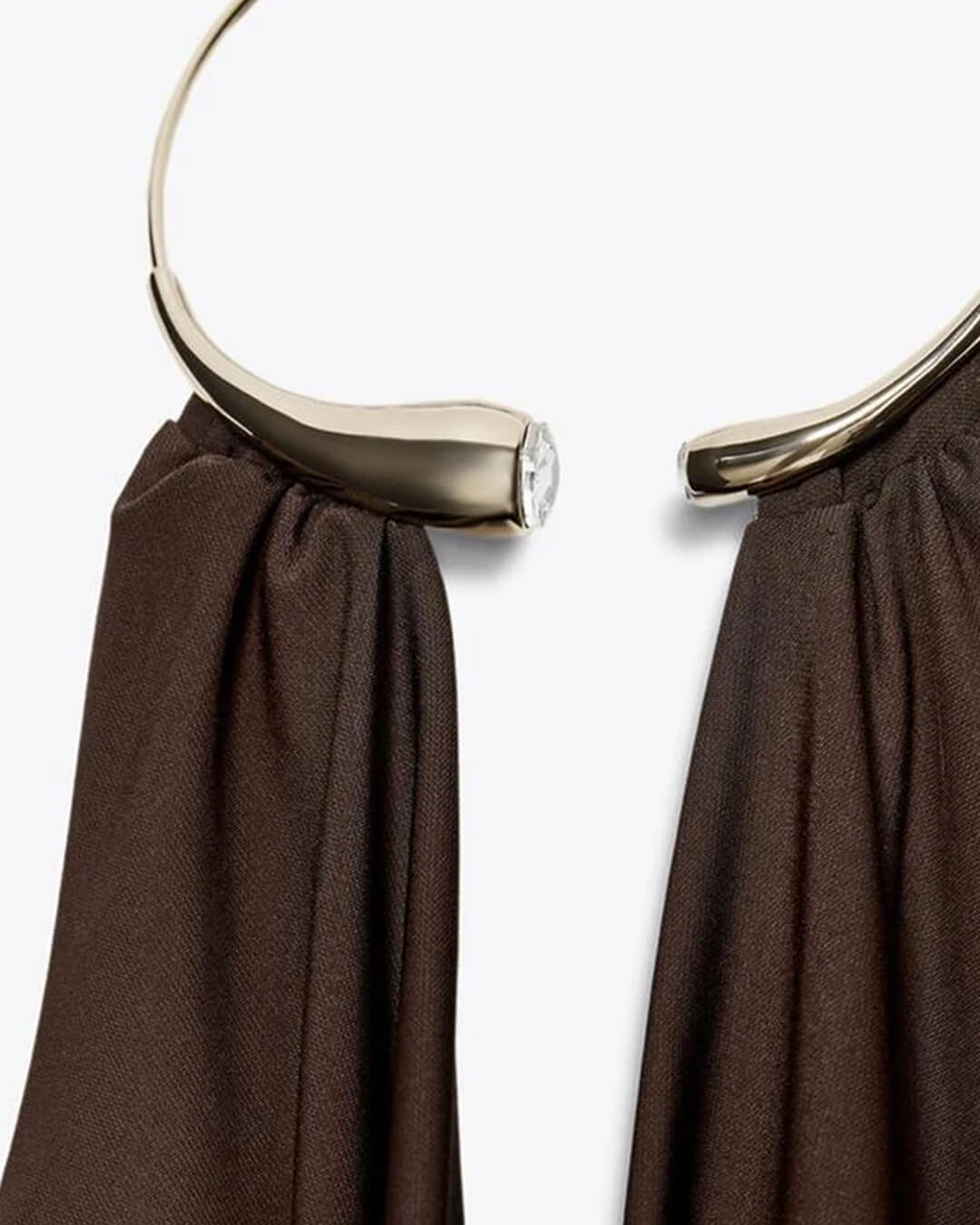 ZEYA - Alessi Backless Draped Bodysuit