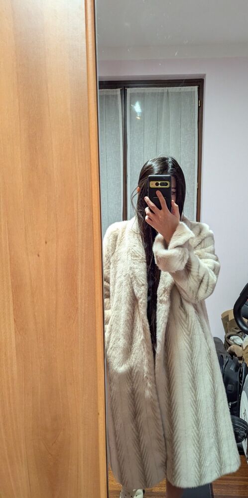 ZEYA - Alicia Faux Fur Maxi Coat with Belt