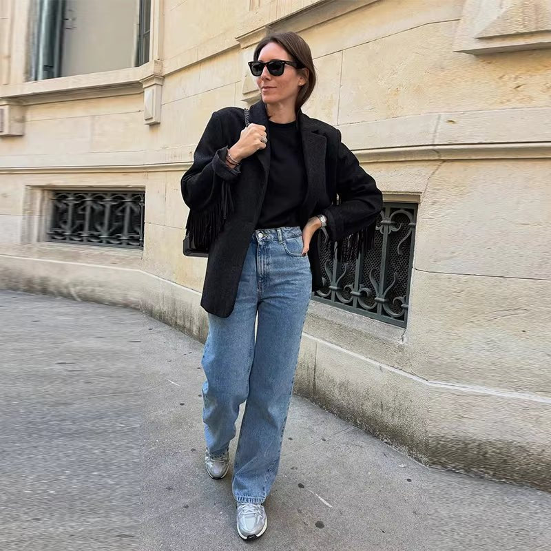 ZEYA - Alicia Tailored Tassel Blazer