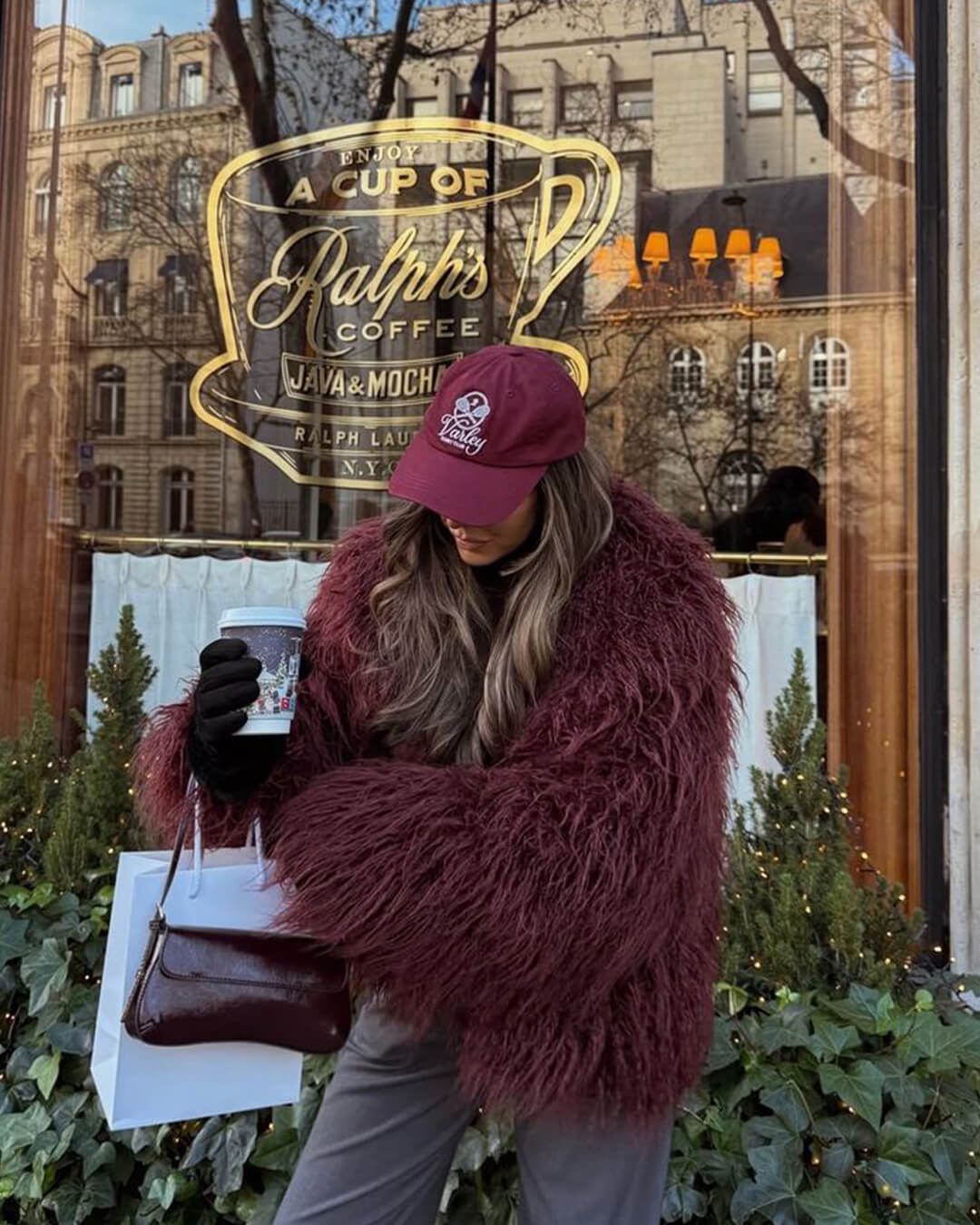ZEYA - Almira Fuzzy Faux Fur Coat
