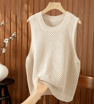 Amaia Hollow Knit Tank Top