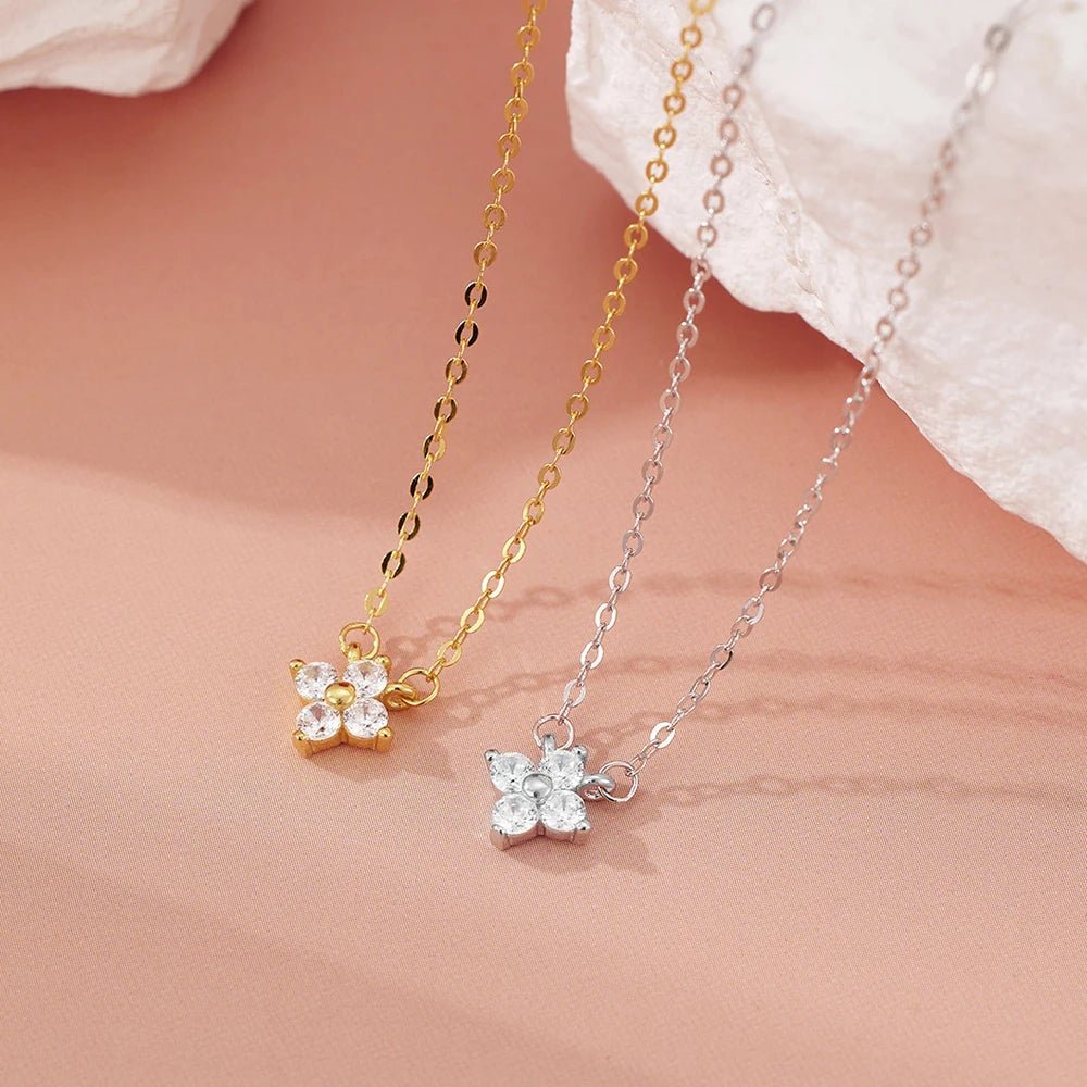 ZEYA - Anna Four Petal Necklace
