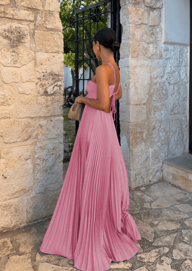 ZEYA - Anne Crinkle Chiffon Maxi Dress