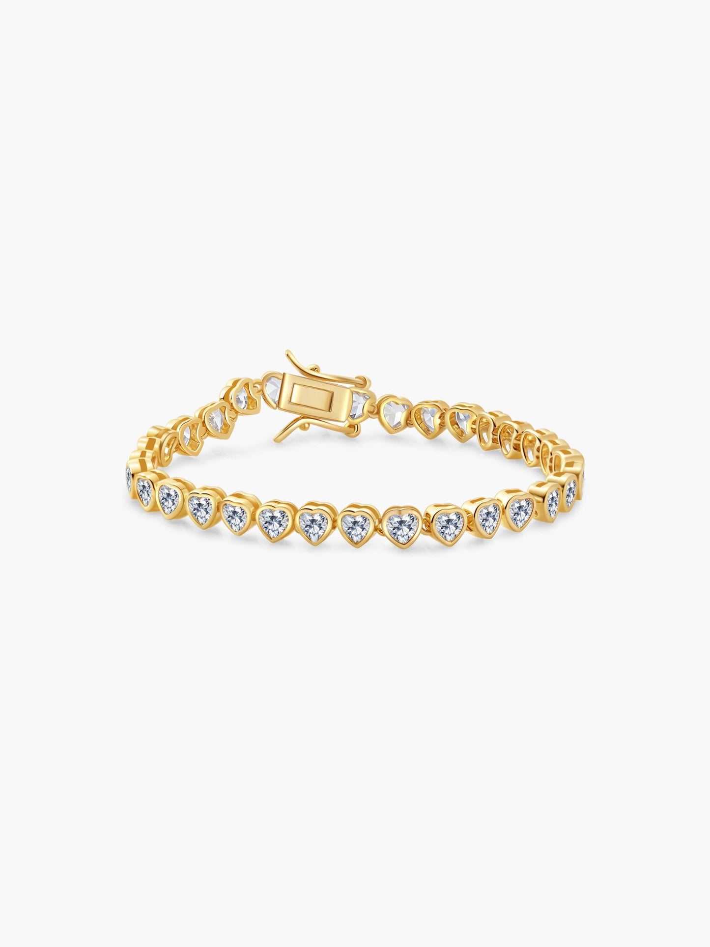 ZEYA - Arabella Heart Tennis Bracelet