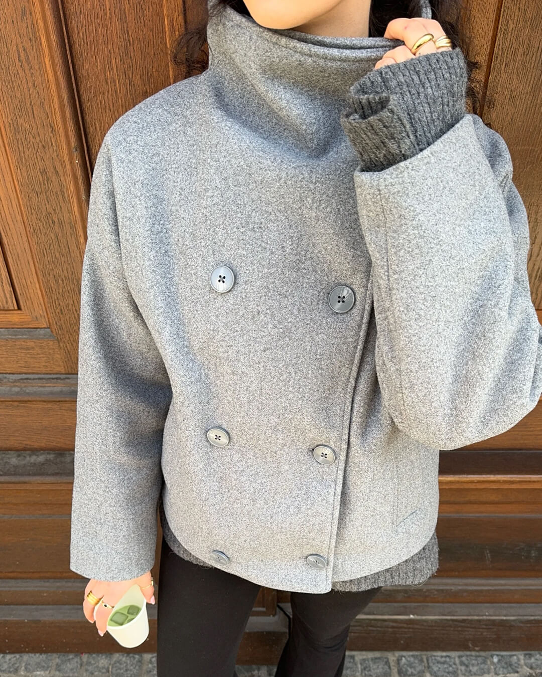 ZEYA - Beatrice Jacket with Stand Collar