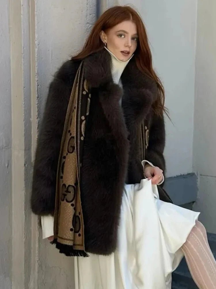 ZEYA - Beatrix Oversized Faux Fur Coat