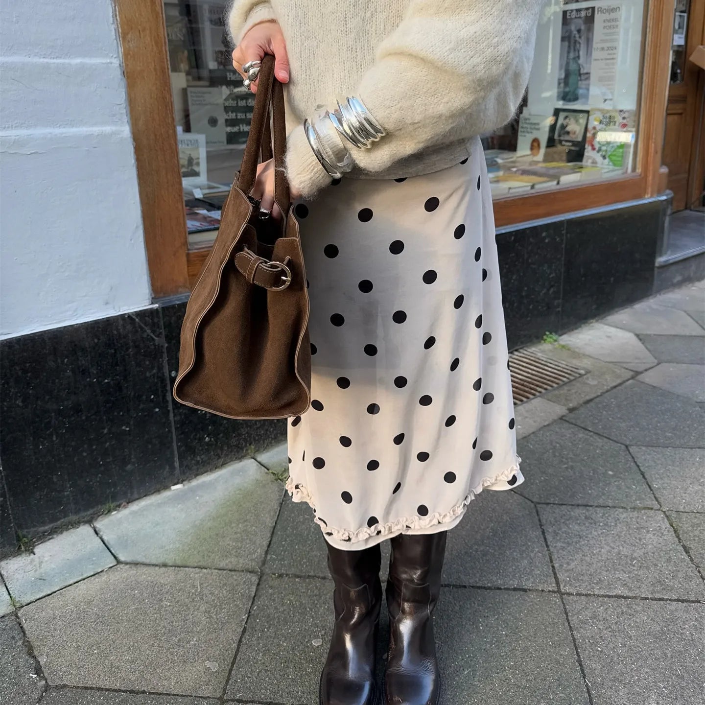 ZEYA - Bianca Sheer Mesh Midi Skirt
