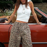Carla Leopard Print Shorts