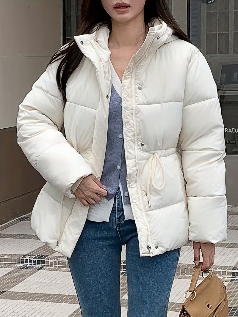 ZEYA - Carmen Oversized Drawstring Waist Puffer Jacket