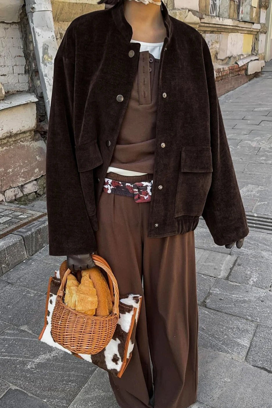 ZEYA - Cassy Brown Corduroy Jacket