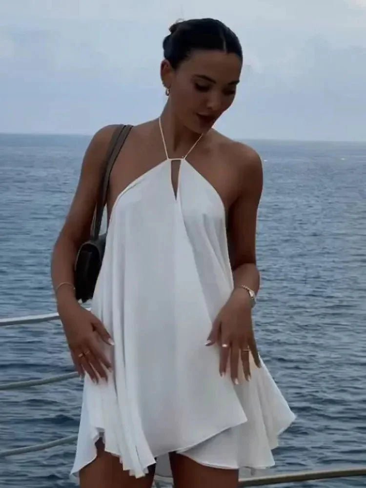 ZEYA - Catalina Off-Shoulder Hollow Out Summer Dress