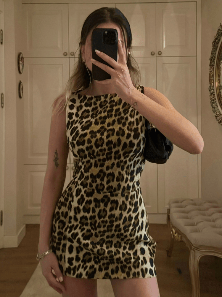 ZEYA - Chantal Leopard Mini Dress