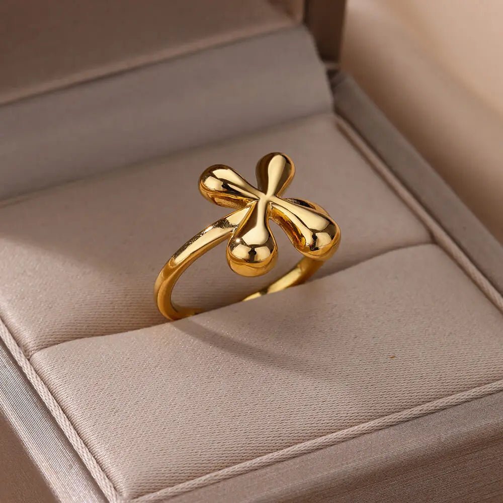 ZEYA - Cindella Adjustable Bubble Initial Ring