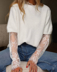 Colbie Lace Sleeves Sweater