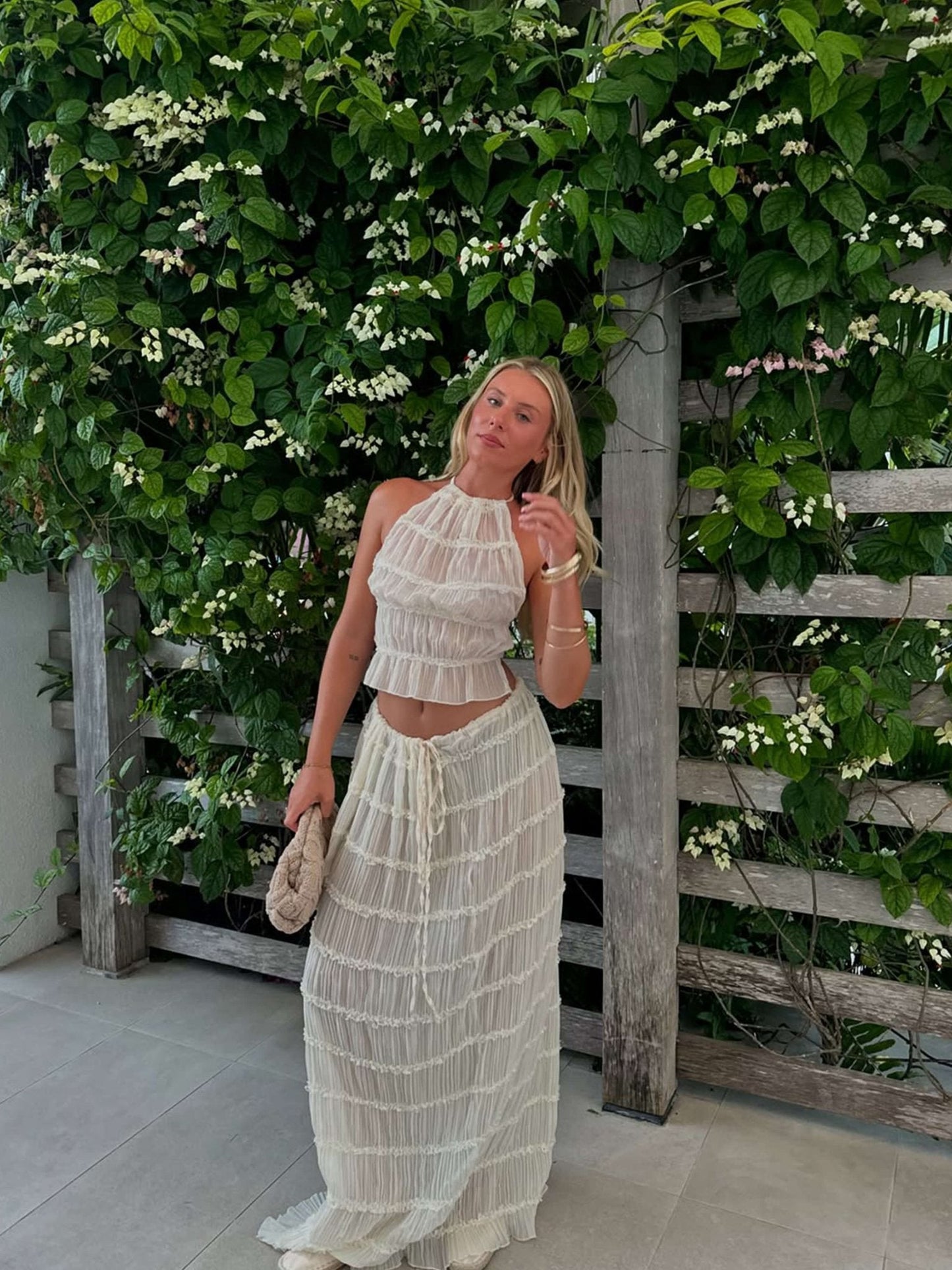 ZEYA - Danica Two - Piece Set with Frill Details