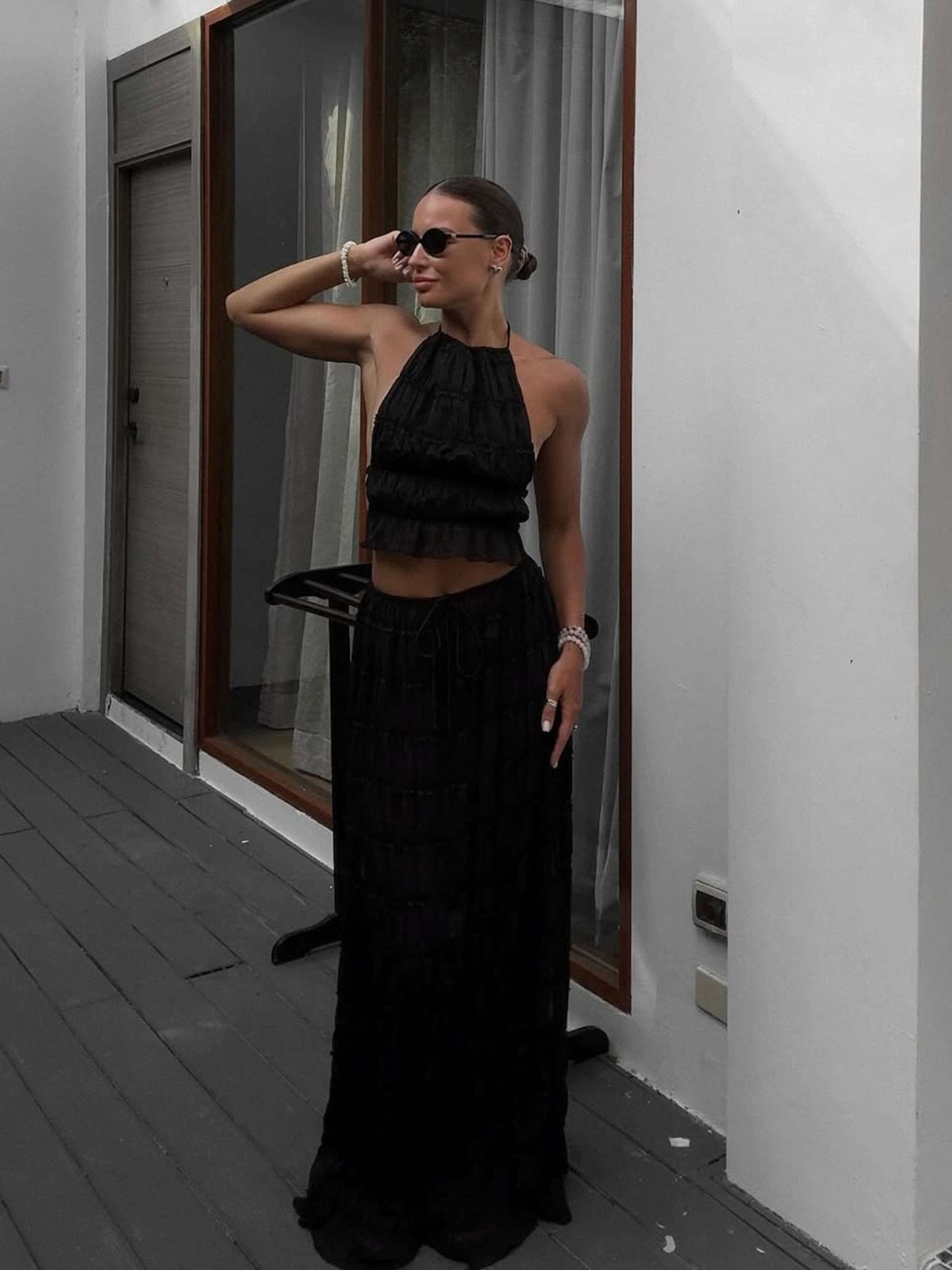 ZEYA - Danica Two - Piece Set with Frill Details