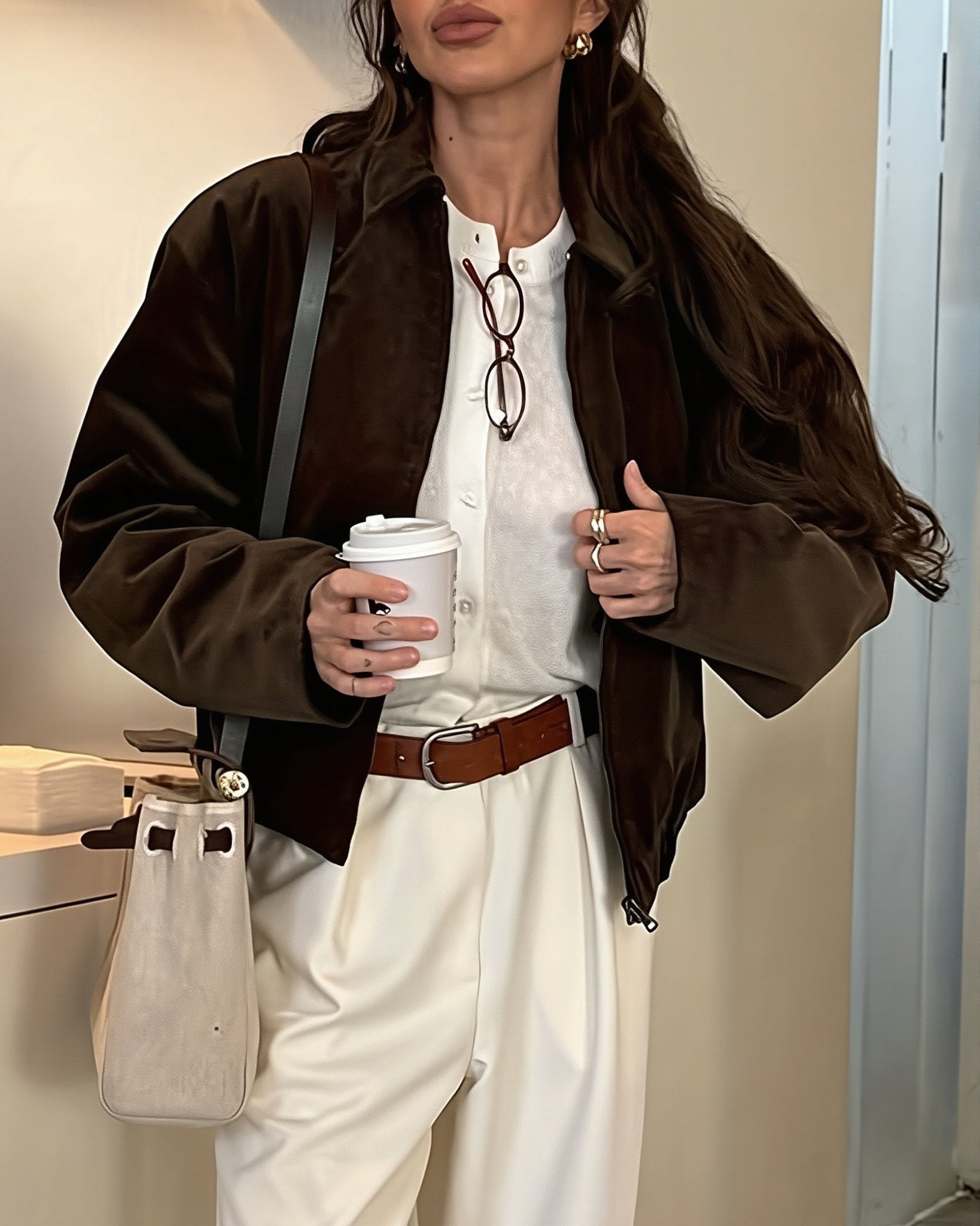 ZEYA - Denise Corduroy Bomber Jacket