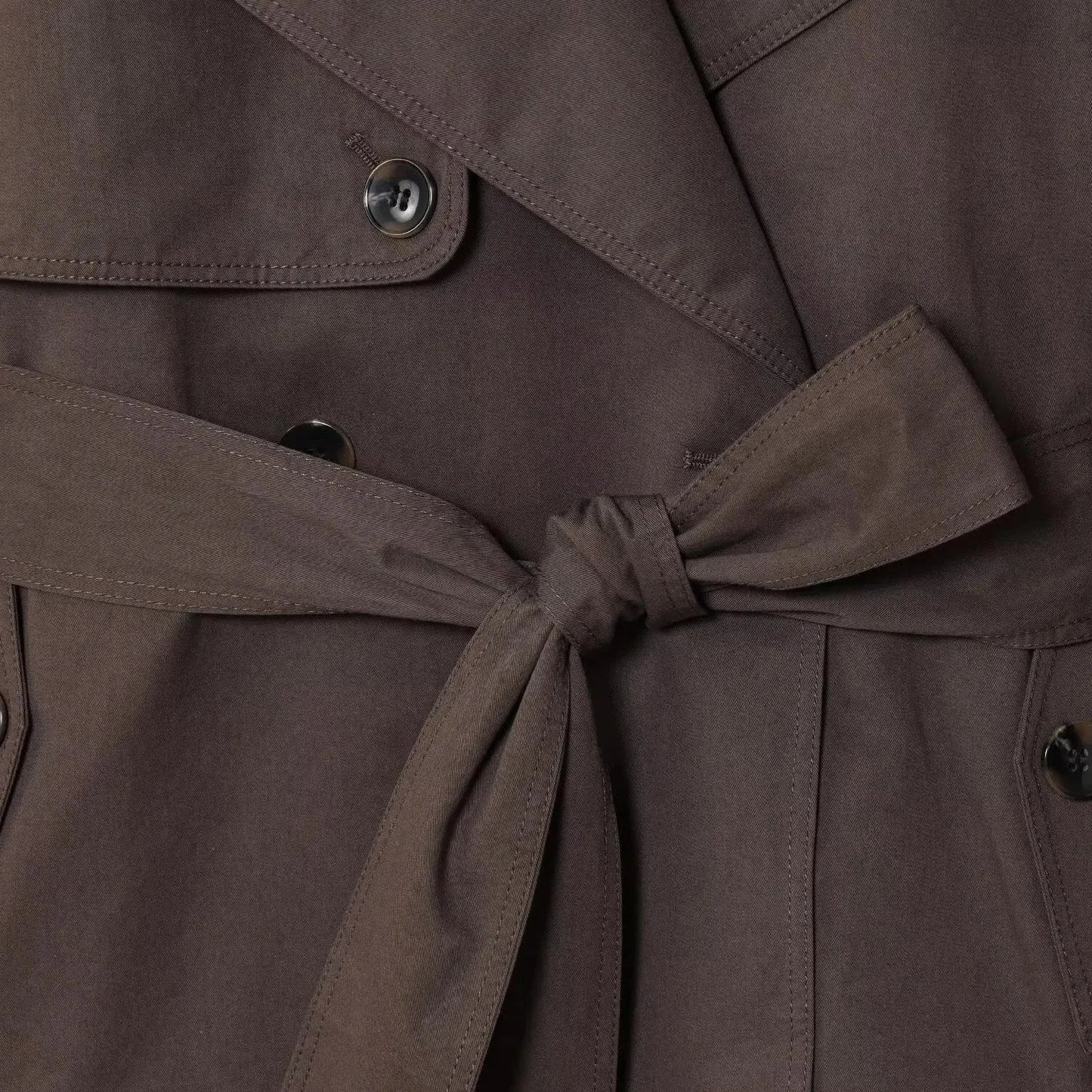 ZEYA - Dianna Belted Short Trench Coat