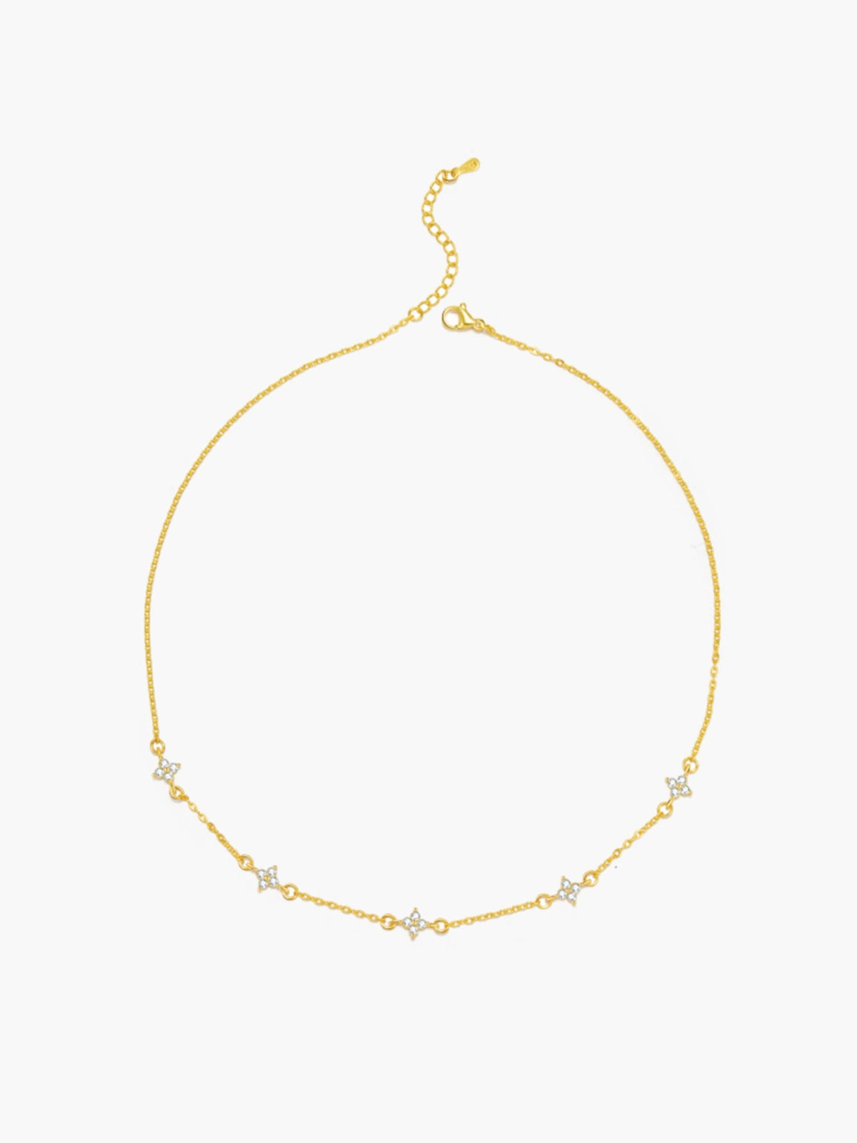 ZEYA - Dina Flower Zirconia Necklace